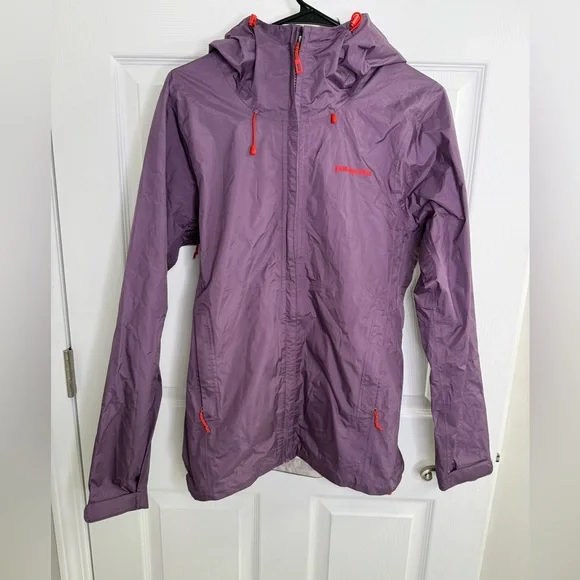Patagonia Torrentshell Women’s rain Jacket H2 No Windbreaker size medium purple - Picture 2 of 11